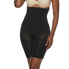 SPANX Flat Out Flawless Extra Firm Control High Waist Shaper, Large, Black