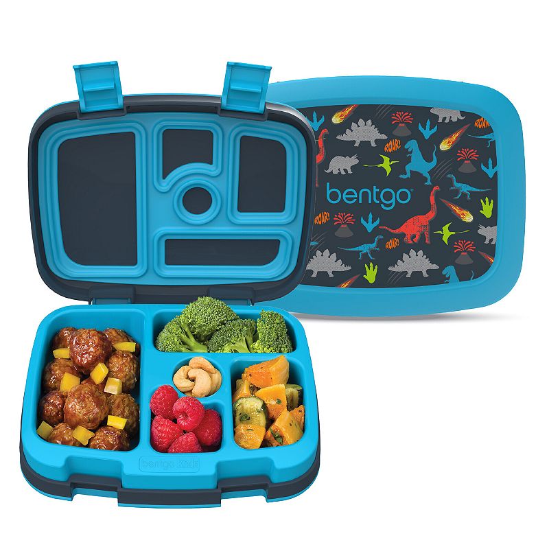 Bentgo Prints Kids Lunch Box, Dinosaur