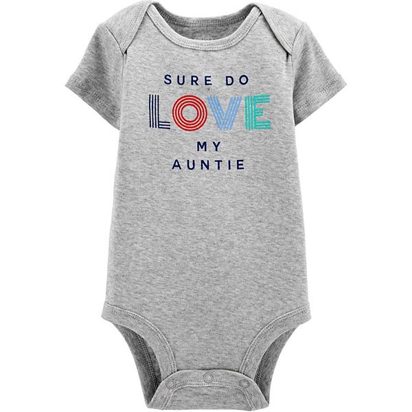 Baby Carter's Love My Auntie Bodysuit