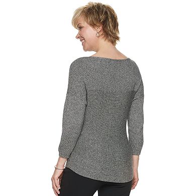 Women's Croft & Barrow® Dolman Boatneck Sweater