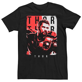 Men's Marvel Avengers Endgame Thor Tonal Poster Tee