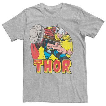 Men's Marvel's The Mighty Thor Retro Hammer Throw Tee