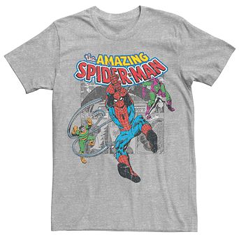 Men's Marvel's Spider-Man Vintage Collage Tee