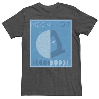 Men's Marvel's Moon Knight Deco Art Poster Tee