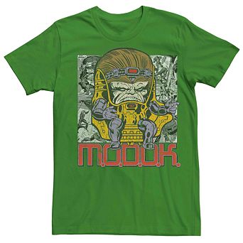 Men's Marvel's M.O.D.O.K. Vintage Comic Collage Tee
