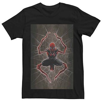 Men's Marvel Spider-Man Web Up Portrait Tee