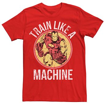 Men's Marvel Iron Man Train Like A Machine Tee