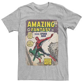 Men's Marvel's Spider-Man First Comic Cover Tee