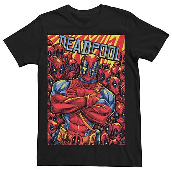 Men's Marvel Deadpool Group Poster Tee