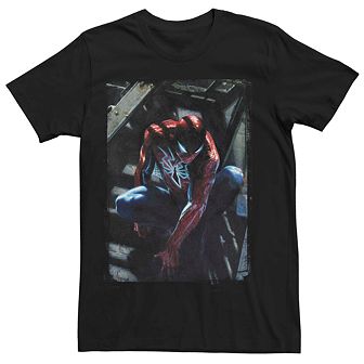 Men's Marvel's Spider-Man New Suit Portrait Tee