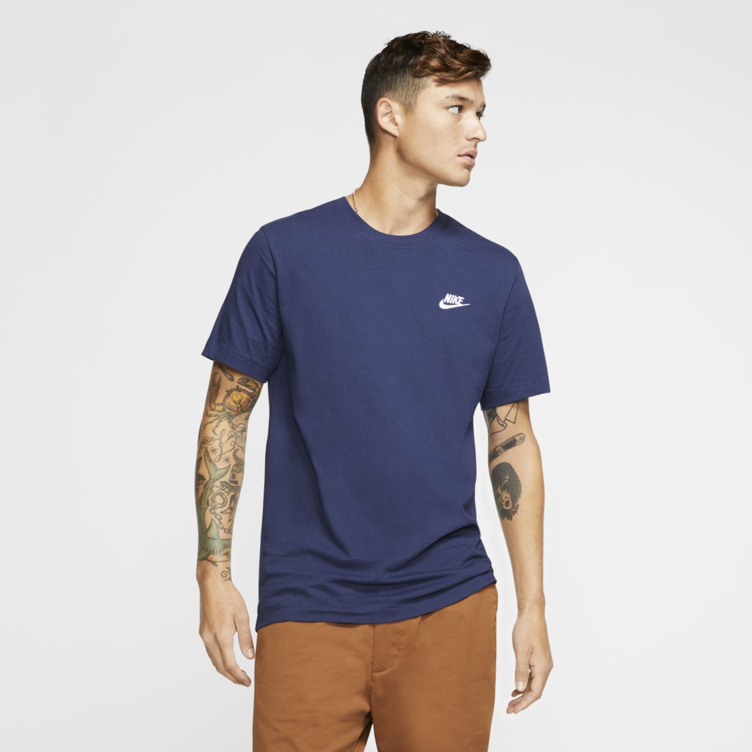 navy blue nike shirt