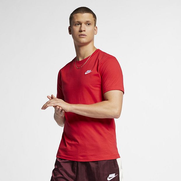 Nike Red Sportswear Club T-Shirt