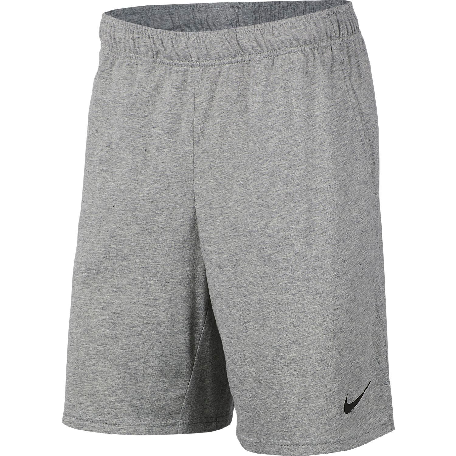 grey and white nike shorts