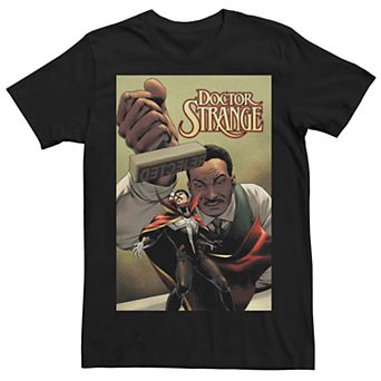 Men's Marvel Doctor Strange Rejected Stamp Comic Cover Tee