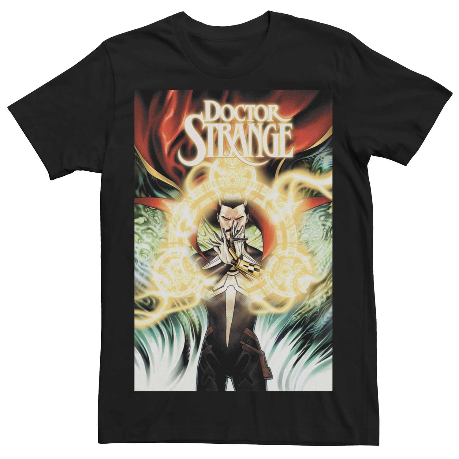 Boy's Marvel Doctor Strange In The Multiverse Of Madness Neon Logo Graphic Tee