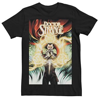 Men's Marvel Doctor Strange Magic Comic Cover Tee