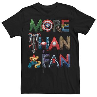 Men's Marvel More Than A Fan Letter Avenger Fill Tee