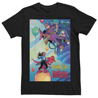 Juniors' Marvel's Moon Girl And Devil Dinosaur #40 Comic Cover Tee