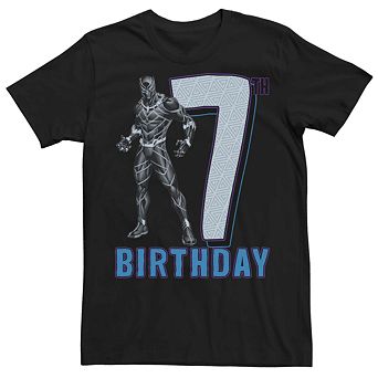 Men's Marvel Black Panther 7th Birthday Tee