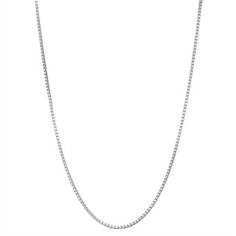 Charming Girl Kids' Sterling Silver 13-15 in Adjustable Box Chain Necklace