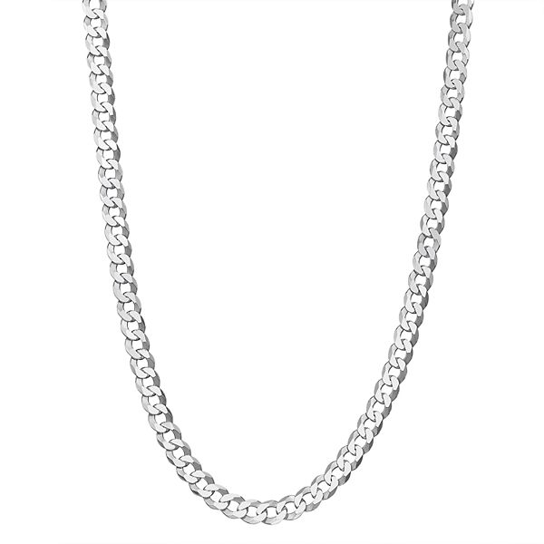 Curb Floral Printed Chain Necklace