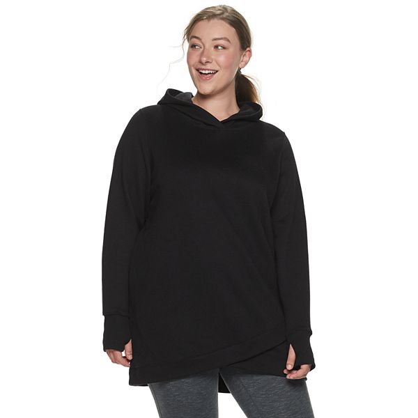 Plus Size Tek Gear® Fleece Tulip Hem Tunic