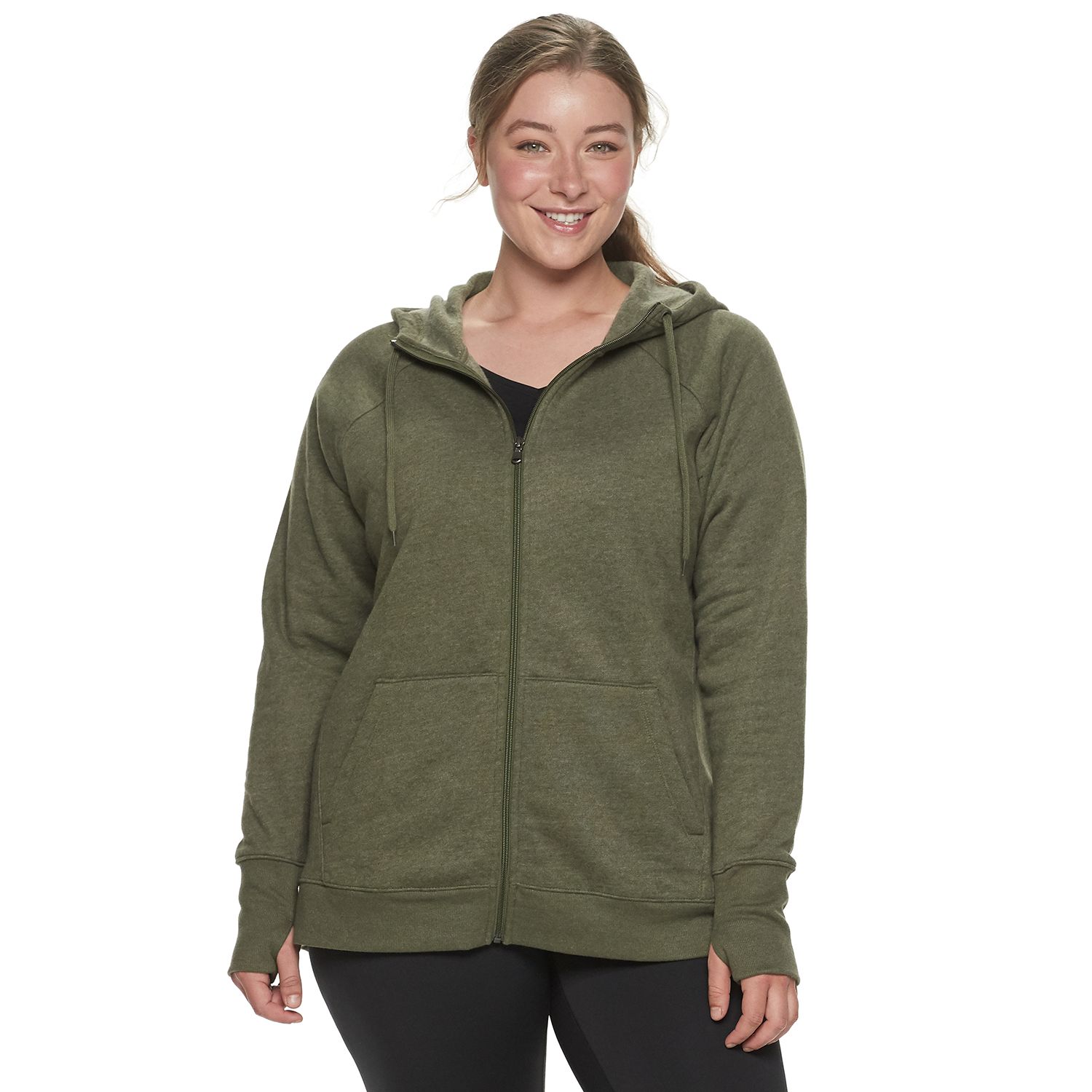 kohls plus size hoodies