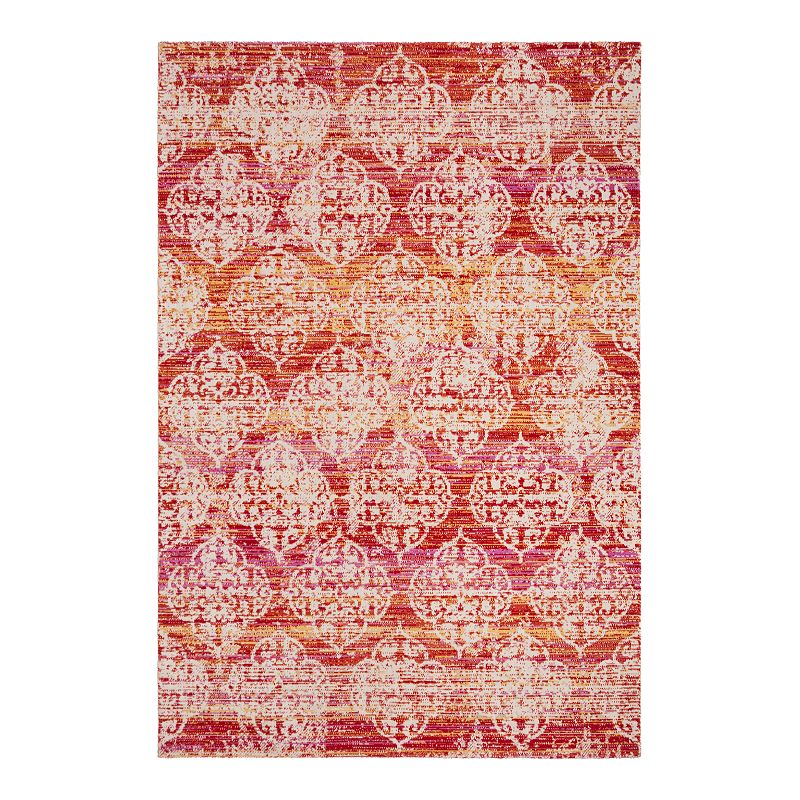 Safavieh Pink/Multi Montage Malia Rug, 8X10 Ft