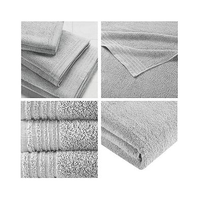 510 Design 12-piece Big Bundle Antimicrobial Cotton Bath Towel Set