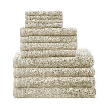 510 Design 12 pc Big Bundle Zero Twist Cotton Quick Dry Bath Towel Set