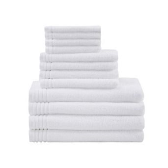 510 Design 12 pc Big Bundle Zero Twist Cotton Quick Dry Bath Towel Set