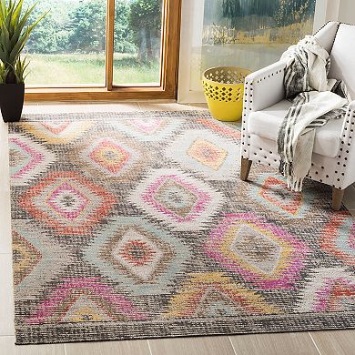 Safavieh Gray/Multi Montage Josie Rug