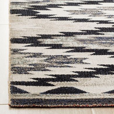 Safavieh Gray/Black Montage Maci Rug