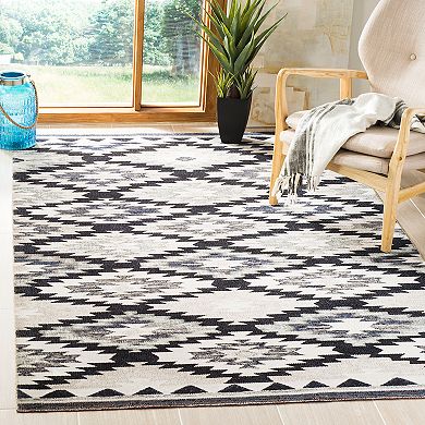Safavieh Gray/Black Montage Maci Rug