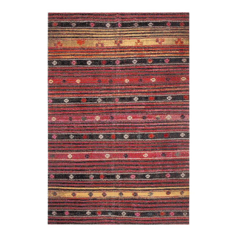 Safavieh Rust/Multi Montage Addilyn Rug, Multicolor, 8X10 Ft