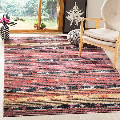 Safavieh Rust/Multi Montage Addilyn Rug