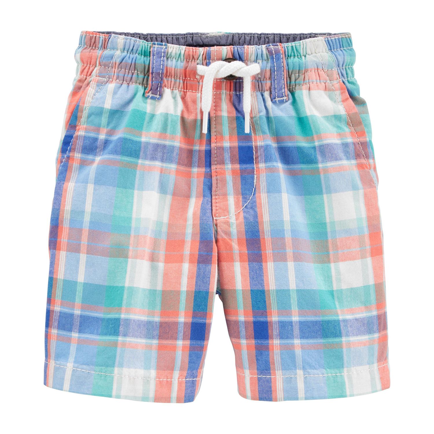 baby plaid shorts