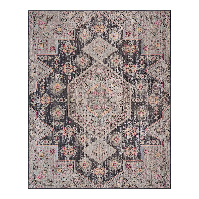 Safavieh Black/Multi Montage Ari Rug, 8X10 Ft