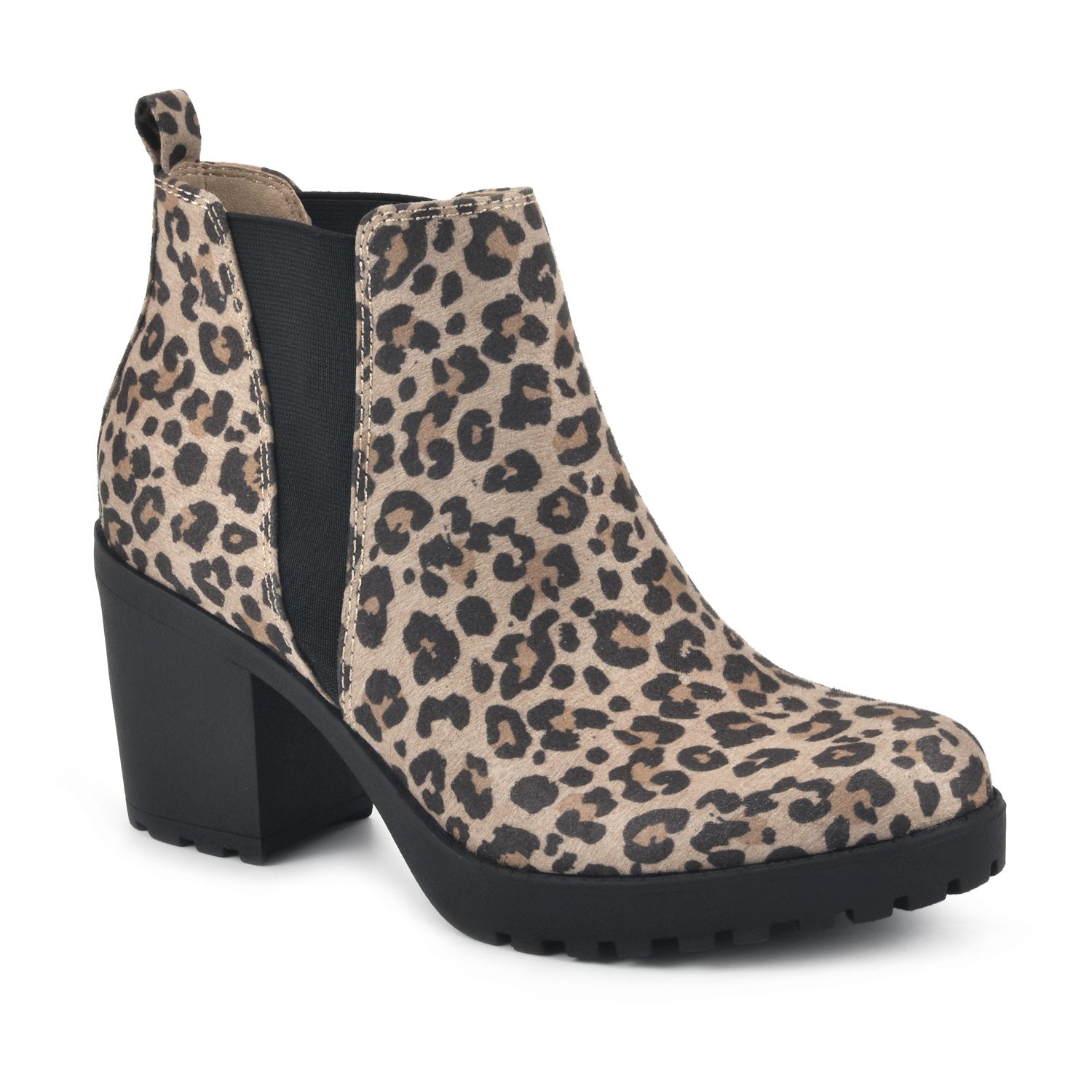 kohls leopard booties