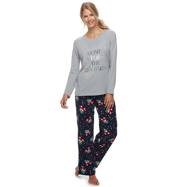 Women's Jammies For Your Families® Home For The Holidays Tee & Pants ...