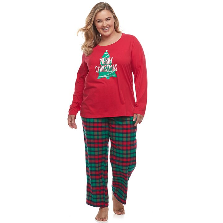 Jammies For Your Families Red Plaid Merry Christmas Family Pajamas ...
