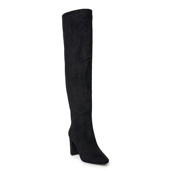 Kohls tall black clearance boots