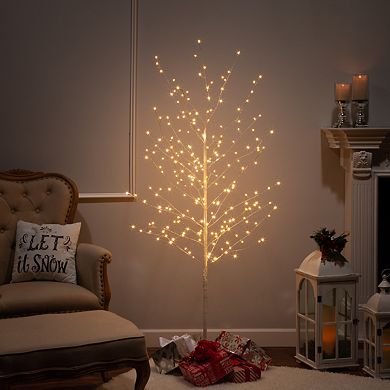 Sterling 70.8-Inch High Electric Tree with Warm White Micro LED Lights