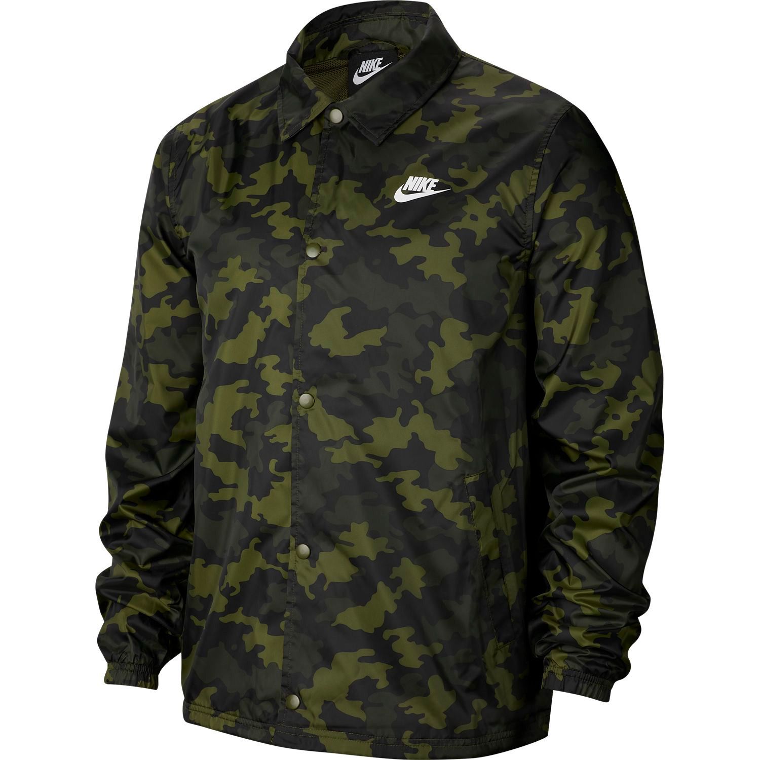 nike woven camo jacket