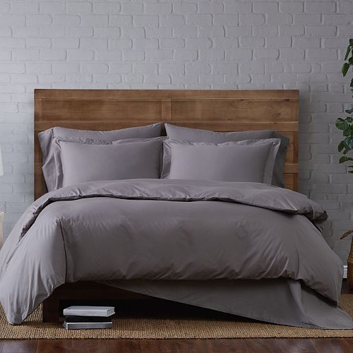 Brooklyn Loom Classic Cotton Duvet Cover Set