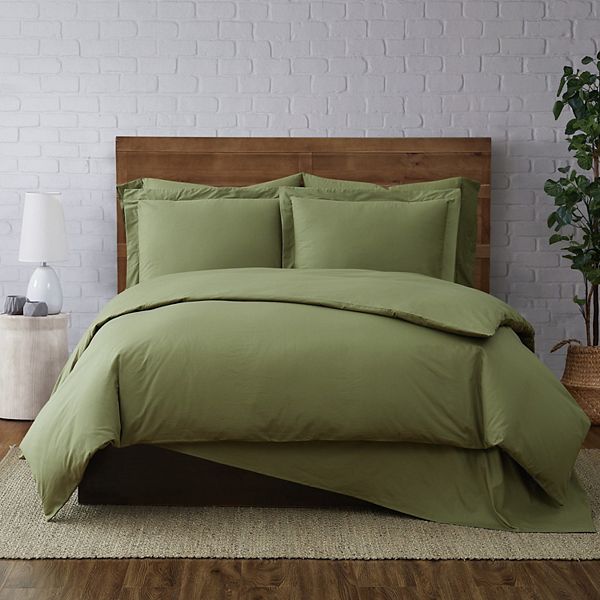 Brooklyn Loom Classic Cotton Duvet Cover Set