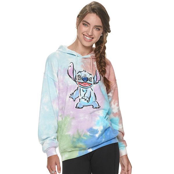 Juniors' Disney Lilo Stitch Hoodie Tie Dye