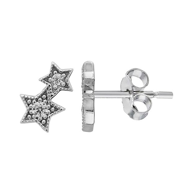 Sterling silver stud earrings on sale kohls