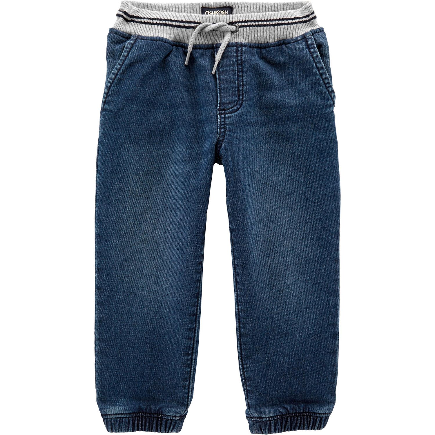 toddler boy denim joggers