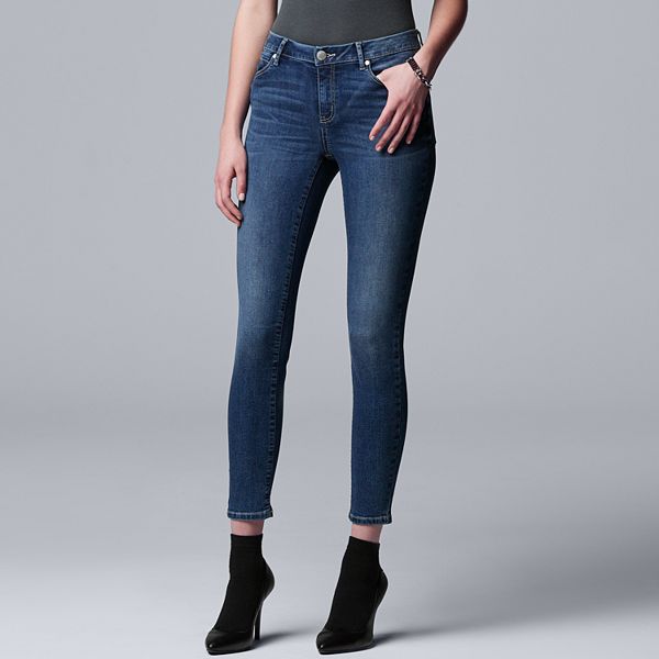 Petite Simply Vera Vera Wang Power Stretch Core Skinny Jeans